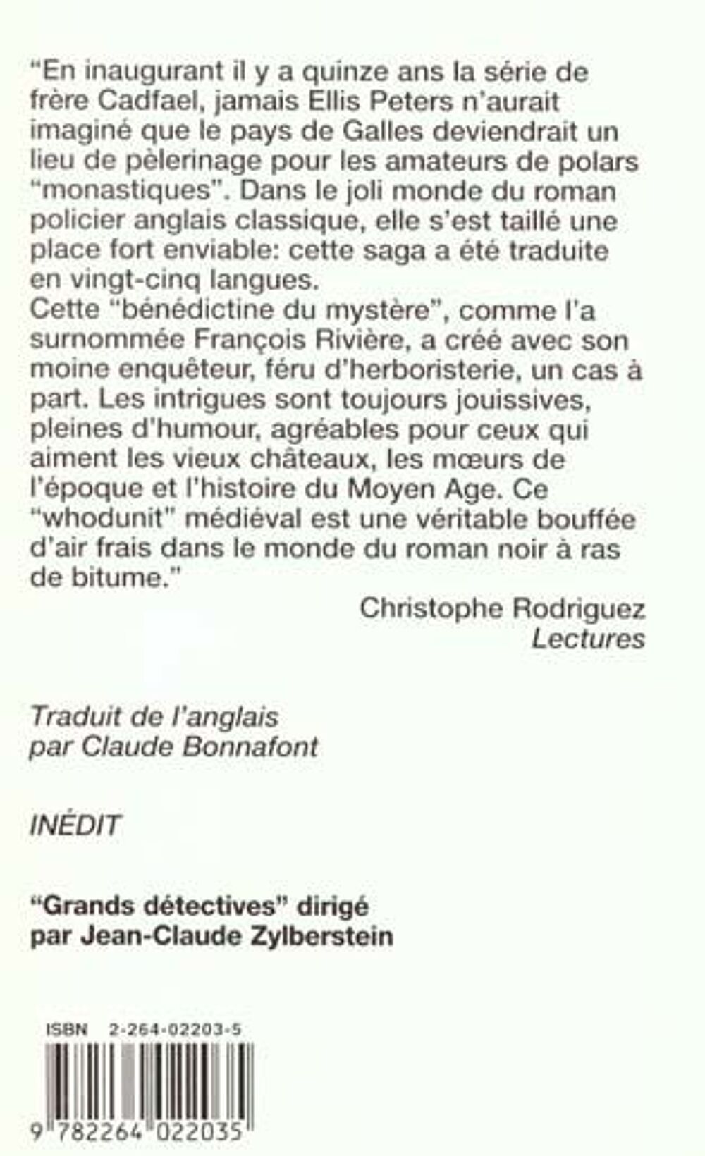 Frere cadfael fait penitence Livres et BD