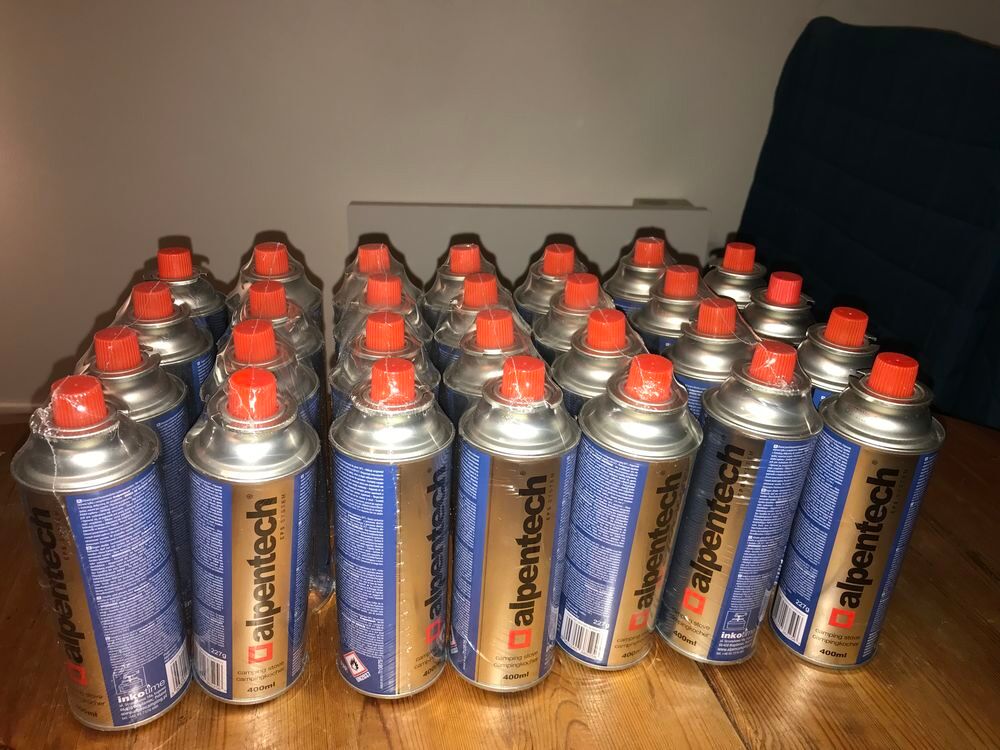 28 cartouches Alpentech gaz 227 g pour r&eacute;chaud camping. Bricolage