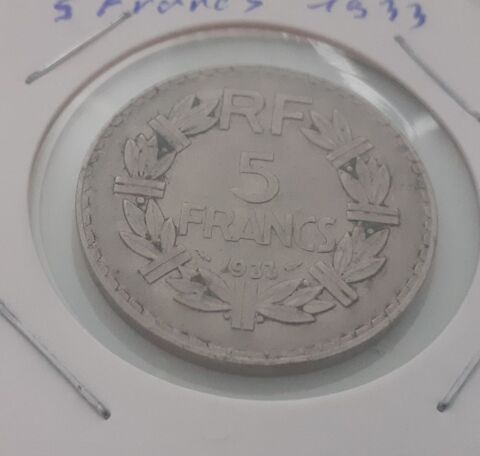 5 Francs 1933 3 Armentires (59)