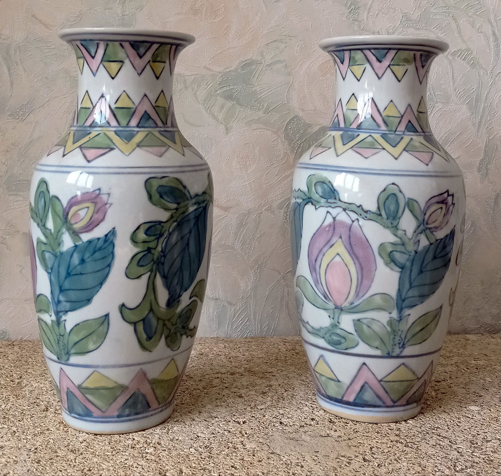 lot de deux vases Décoration