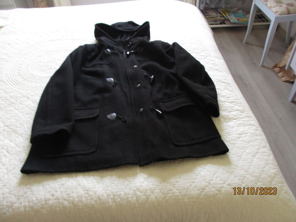 Manteau 3/4 femme couleur noir Vêtements