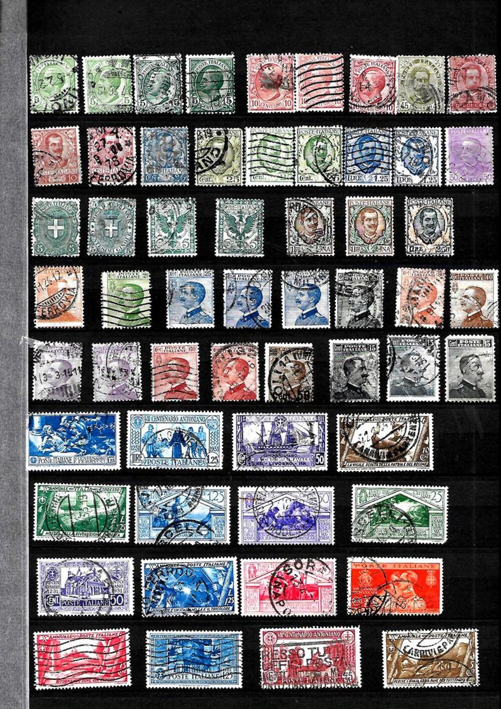 Timbres d'ITALIE 