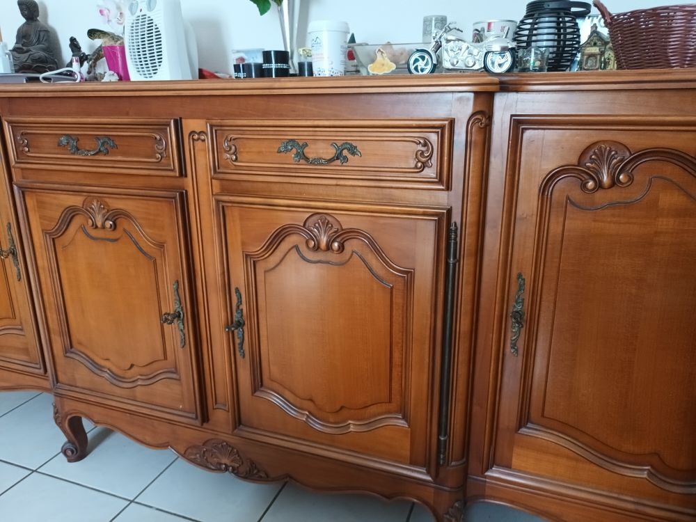 meuble merisier bon eta beaucoup de rangement dimension 2 30x107 cm Meubles