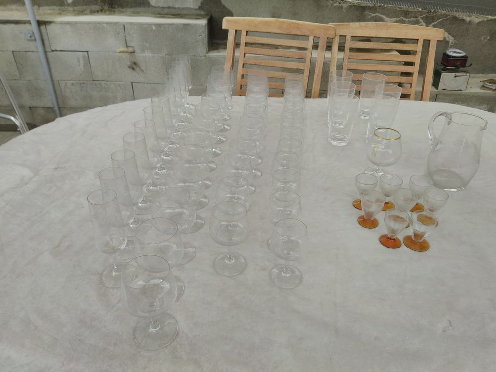 Ensemble de service &agrave; verres Cuisine