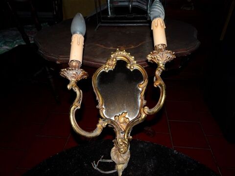 Applique murale bronze miroir glace 170 Monflanquin (47)