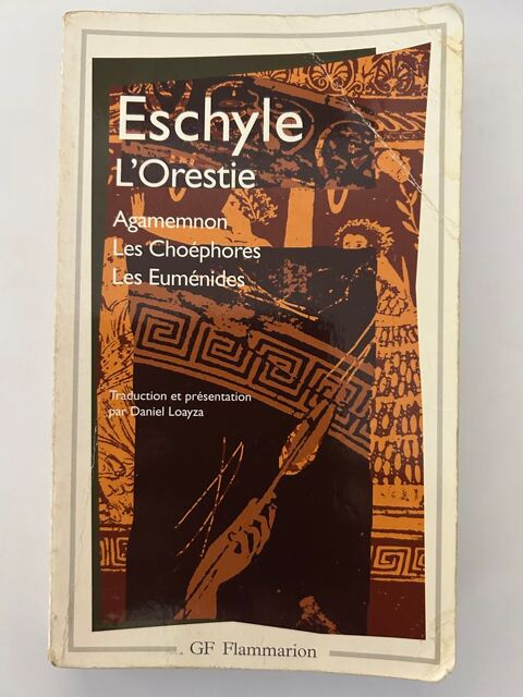 Livre  L'Orestie  Tonneins (47)
