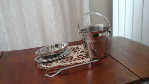 Seau � glace et sauci�re en inox 5 Angers (49)