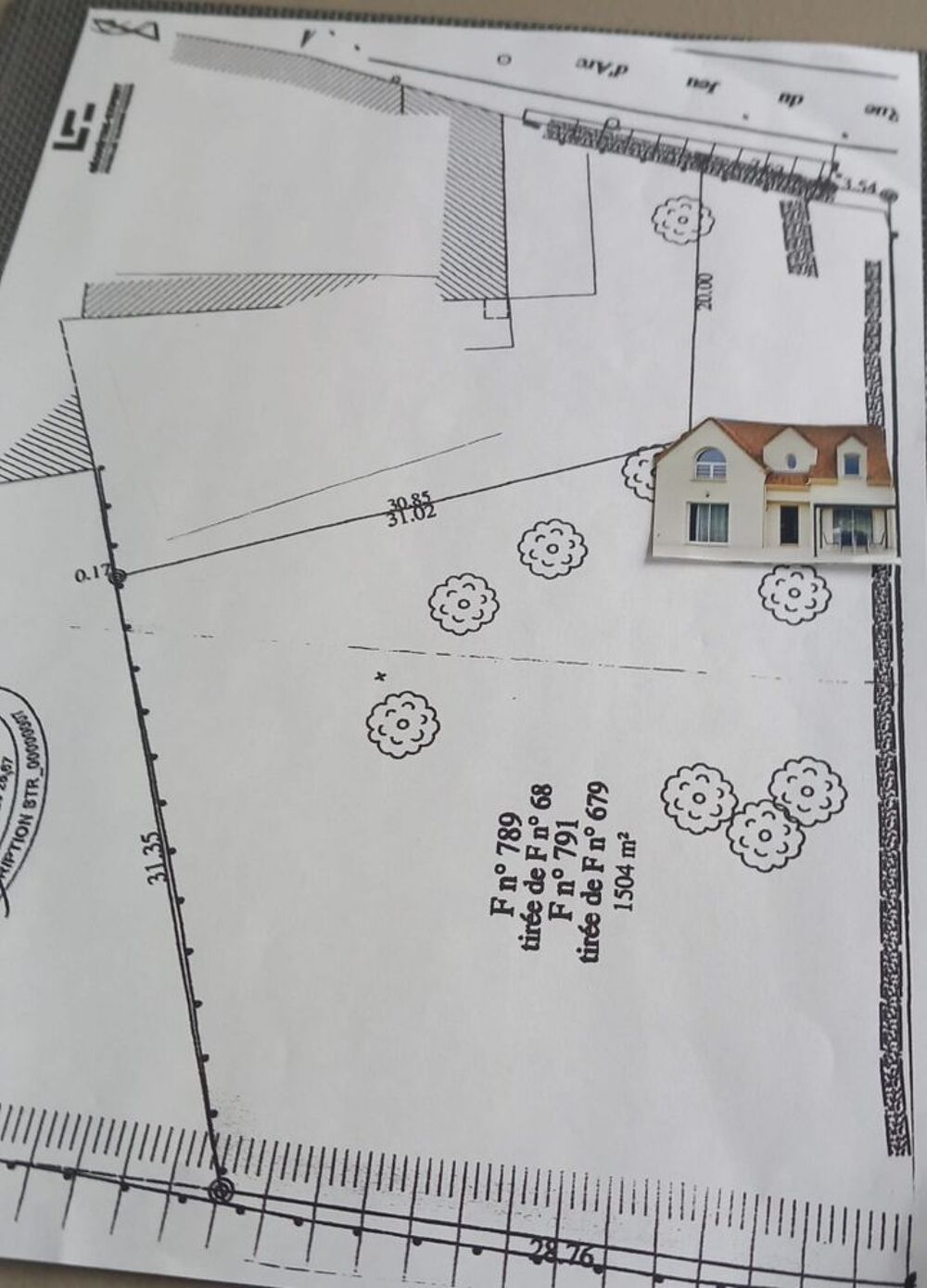 Vente Terrain TERRAIN 1503 M2 PROCHE DE COMPIEGNE Canly
