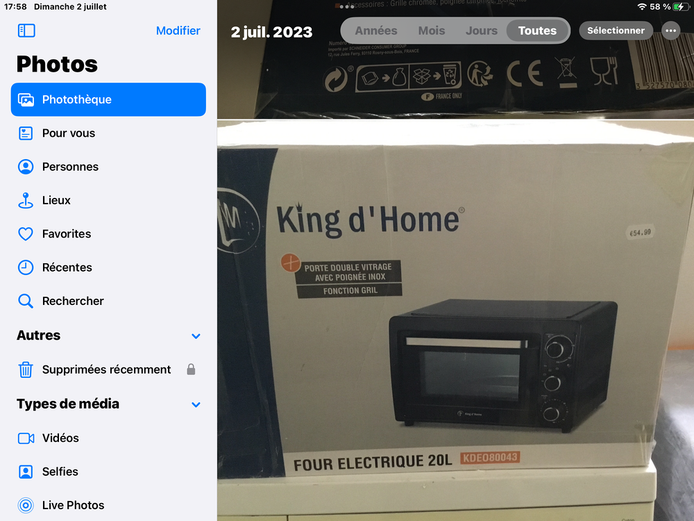 four &eacute;lectrique et cuisine Electroménager