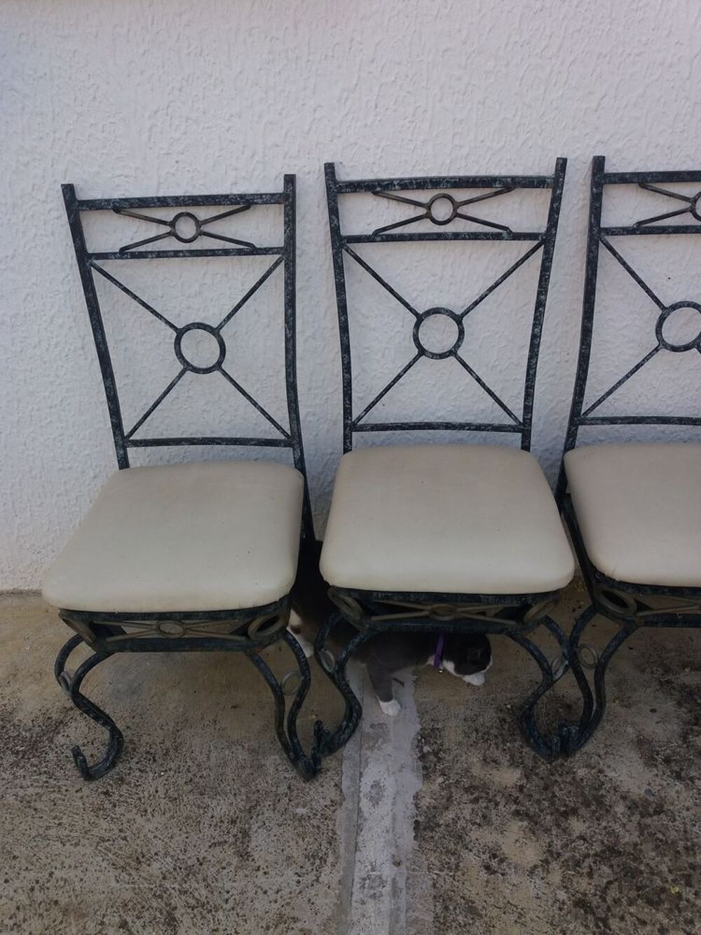 CHAISES FER FORG&Eacute; REV&Ecirc;TEMENT SKAI Jardin