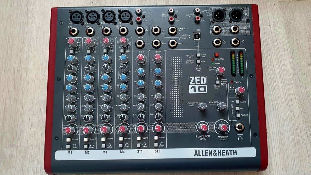 Table de mixage Allen &amp; Heath Zed 10 Instruments de musique