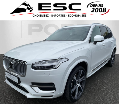 Volvo XC90 Recharge T8 AWD 303+87 ch Geartronic 8 7pl Inscription Luxe 2021 occasion Lille 59000