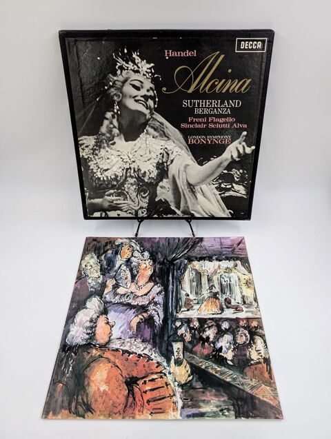 Coffret Vinyle 33 tours Handel Alcina : Sutherland Berganza 7 Vulbens (74)