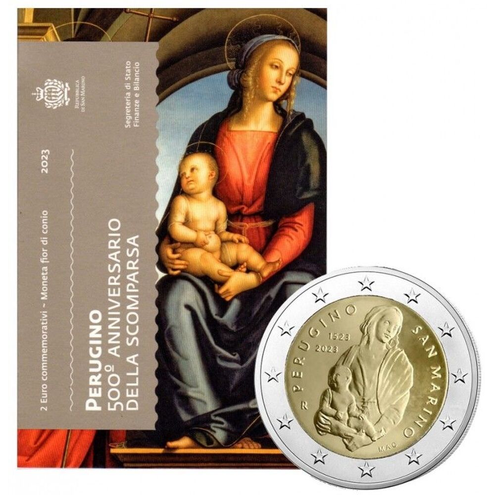 2 euro Saint-Marin 2023 P&eacute;rugin 