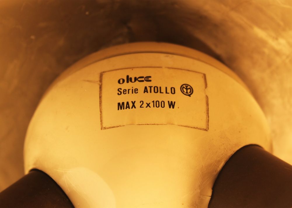 lampe Oluce Atollo ancienne recherche Décoration