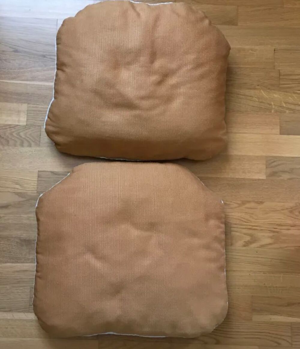 2 coussins brod&eacute;s Décoration
