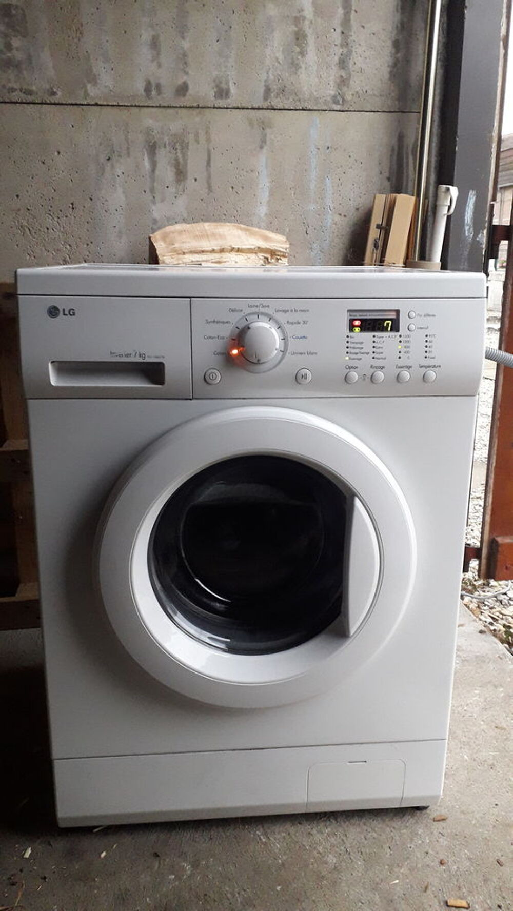 Lave linge frontal LG INVERTER 7Kg. Electroménager