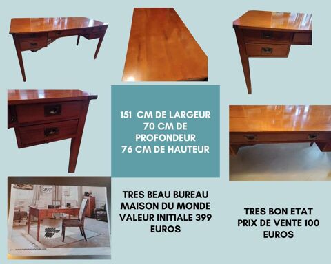 Trs beau bureau Maison du Monde de la collection Voyage 100 Gennevilliers (92)