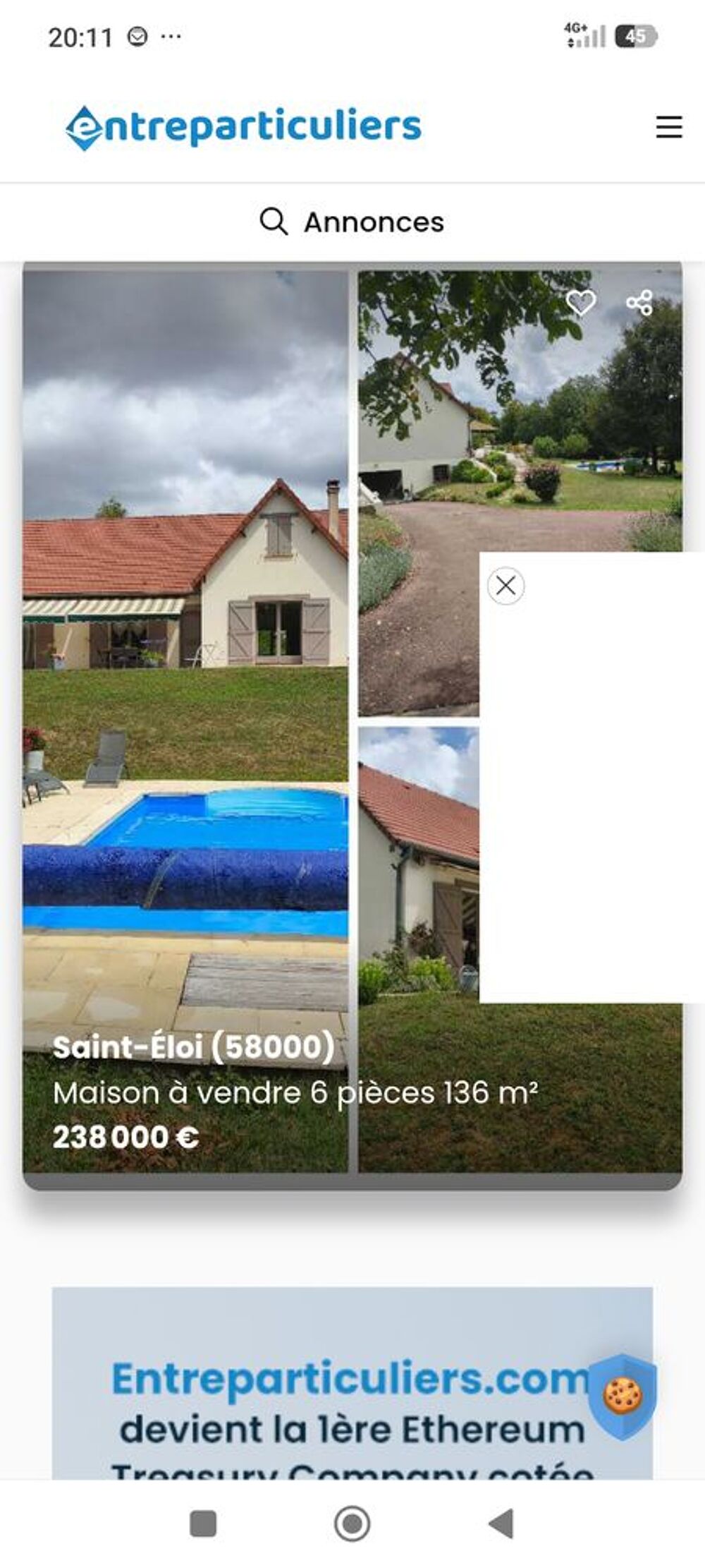 Vente Maison Maison individuelle... Saint-Éloi