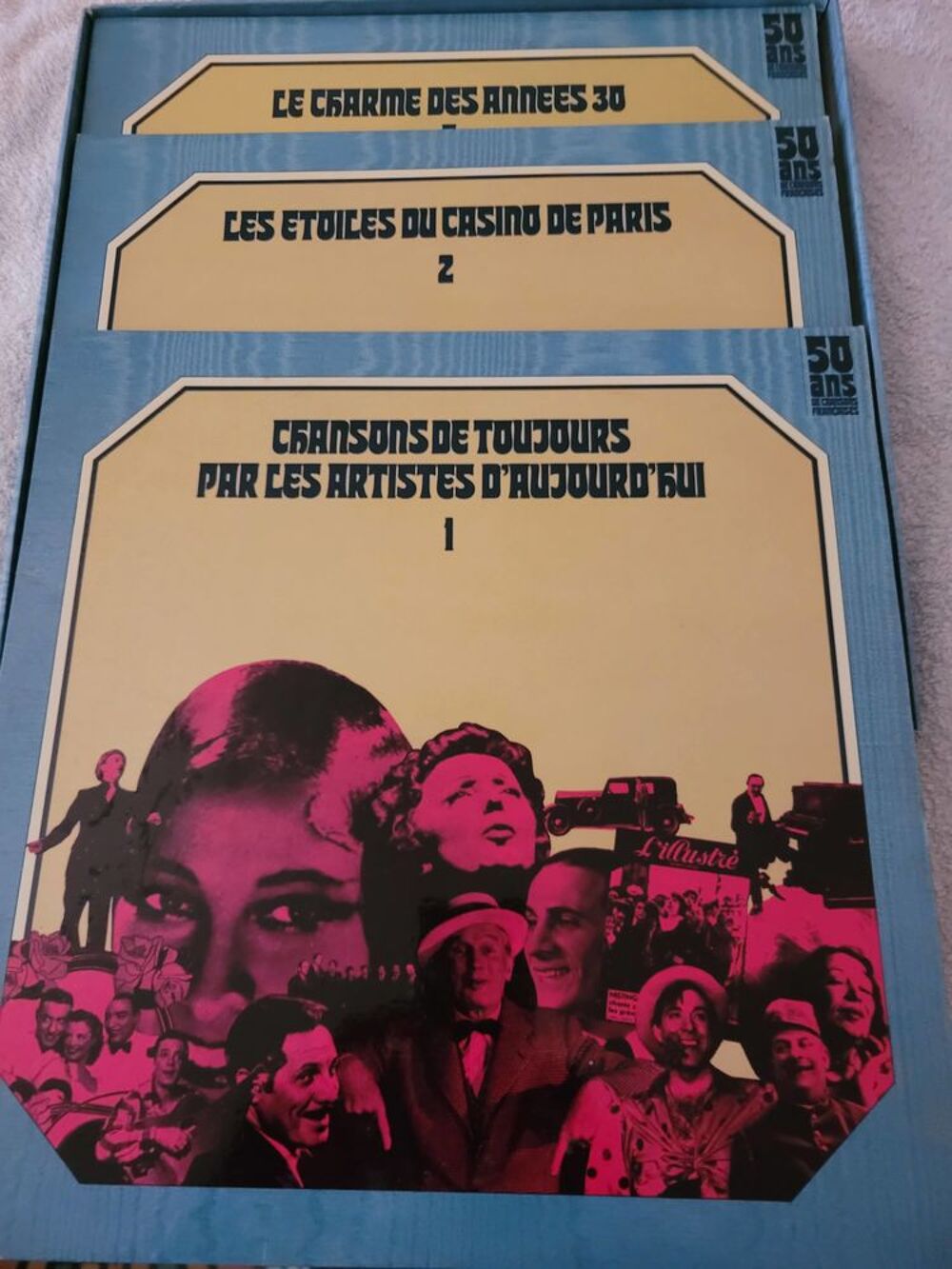 COFFRET 10 - 33T - 50 ANS DE CHANSONS FRANCAISES
CD et vinyles