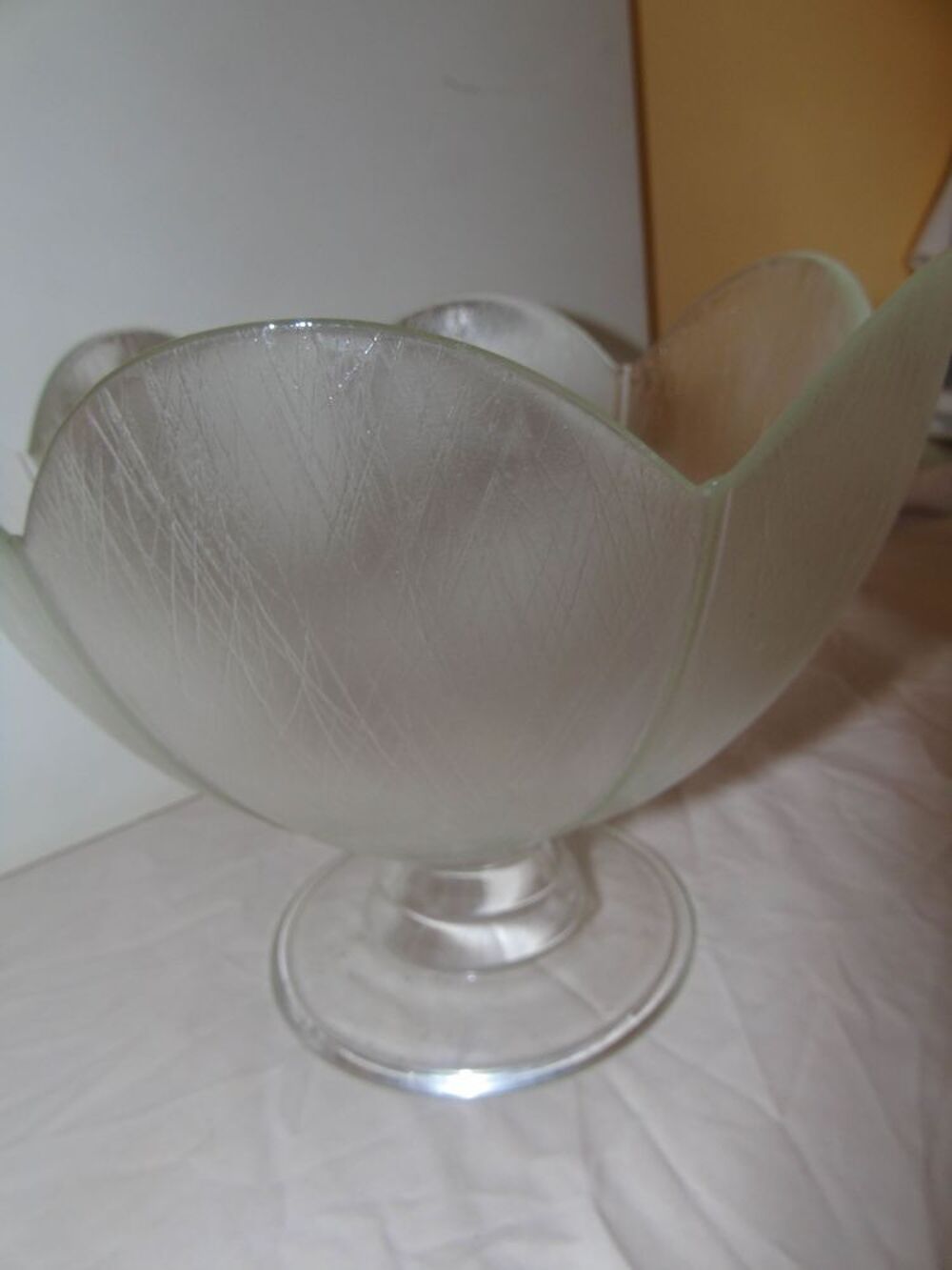 Grande coupe en verre Décoration