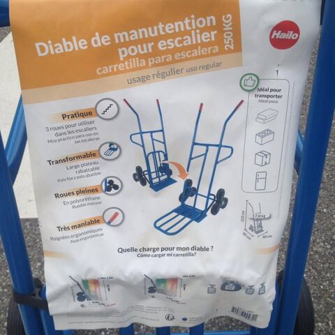 chariot diable de manutention pour escalier 5 67200 Strasbourg