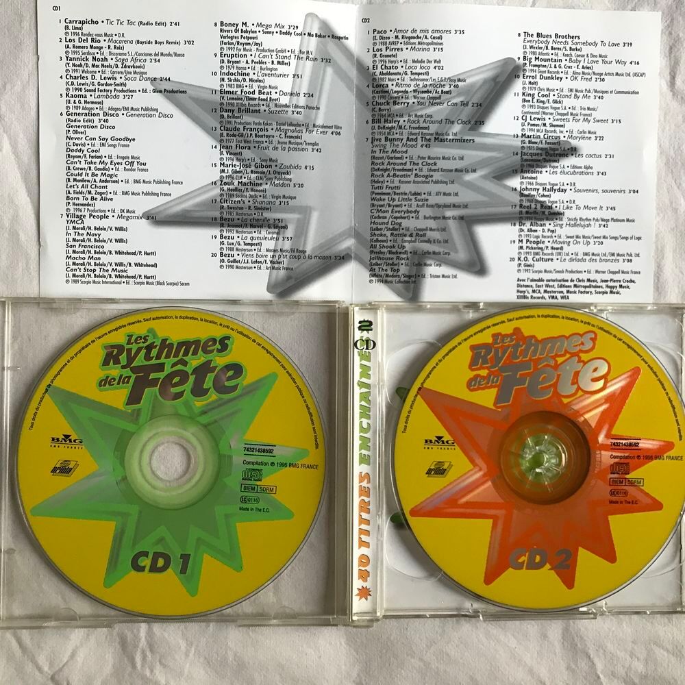 CD Les Rythmes De La F&ecirc;te Compilation CD et vinyles