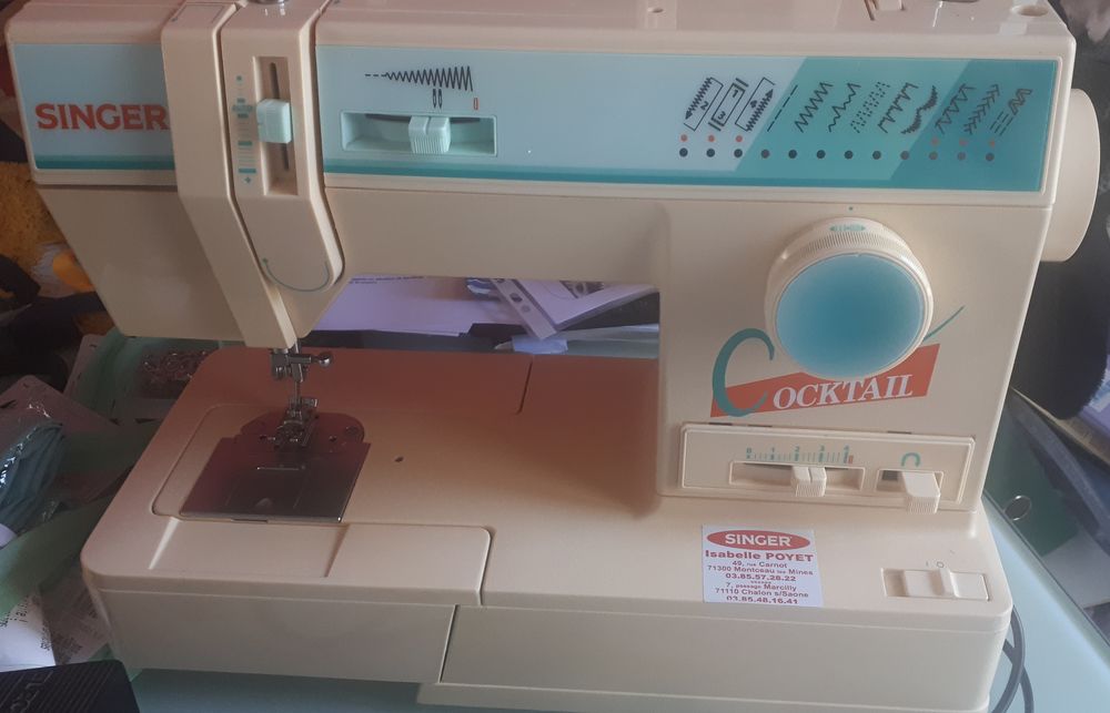 Machine &agrave; coudre singer cocktail Electrom�nager