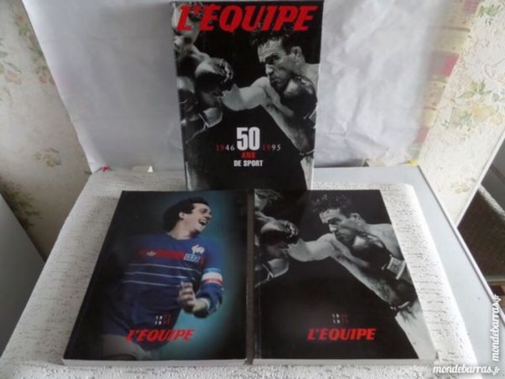 "coffret de 50 ans de sport ""L EQUIPE"" 1946 a 1995" Livres et BD