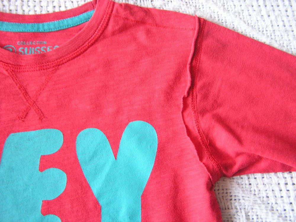 T-shirt manches longues, T. 8 ans, marque 3Suisses Vtements enfants
