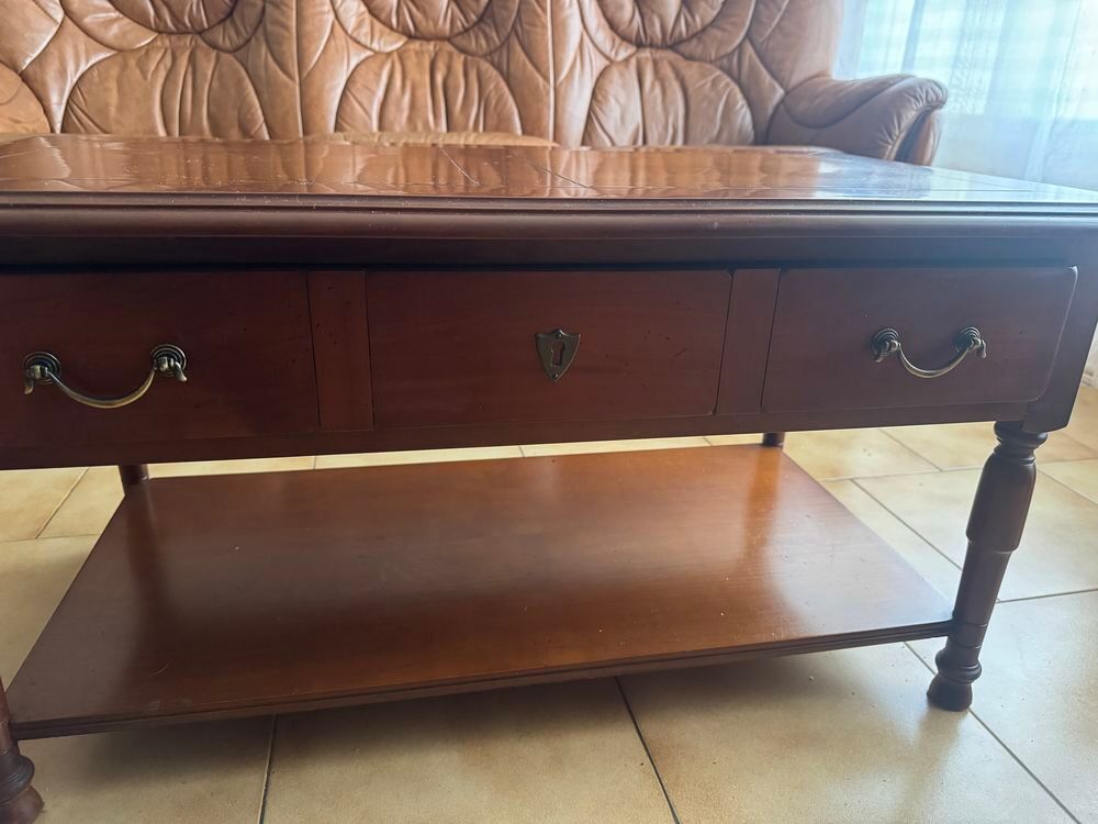 Table Basse en Merisier - Bon &Eacute;tat Meubles