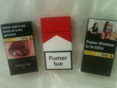 Paquets cigarettes vides pour collectionneur Rouen (76)