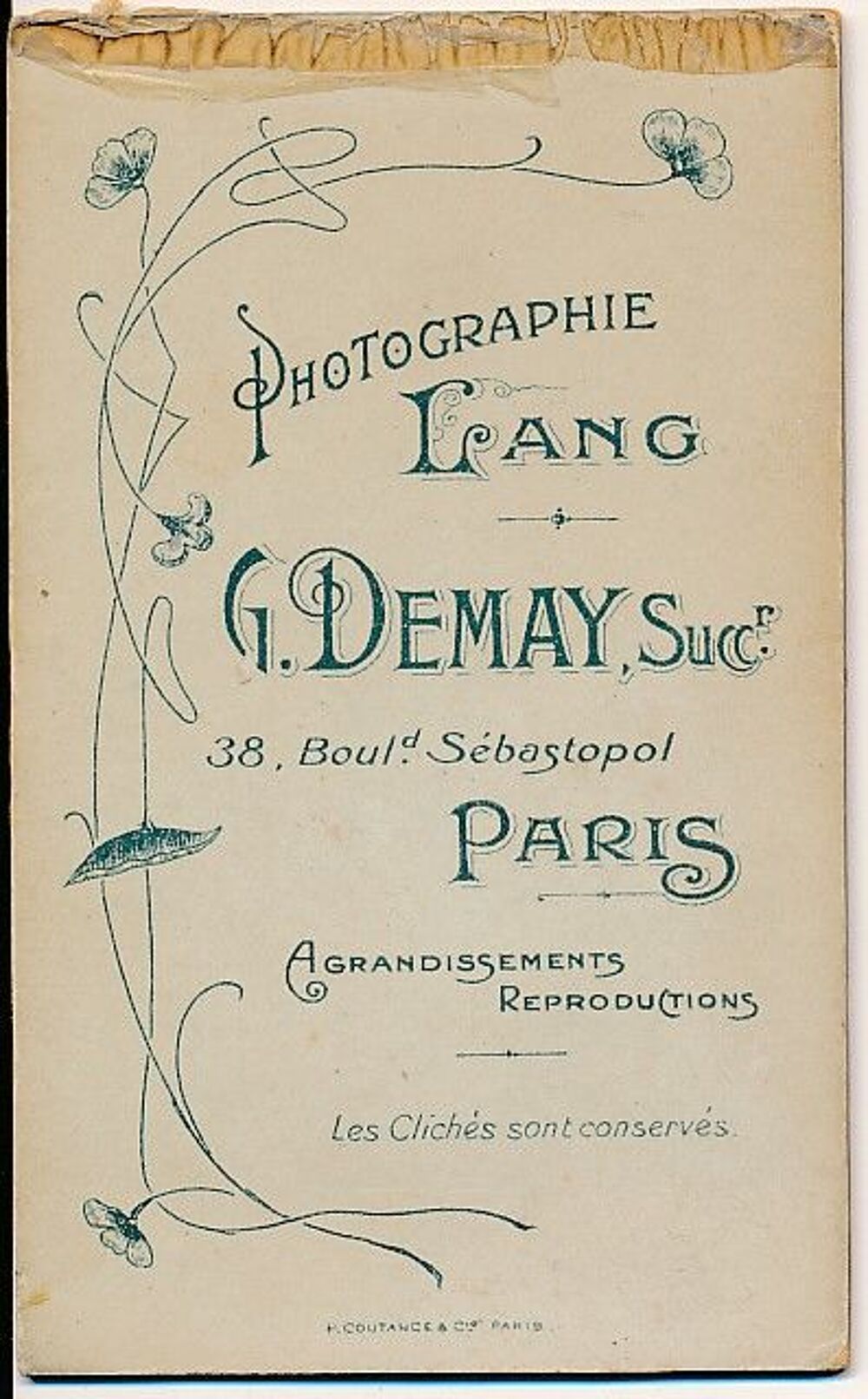 Photo Enfant Militaire 9&egrave;me Hussards Photo Demay Paris 