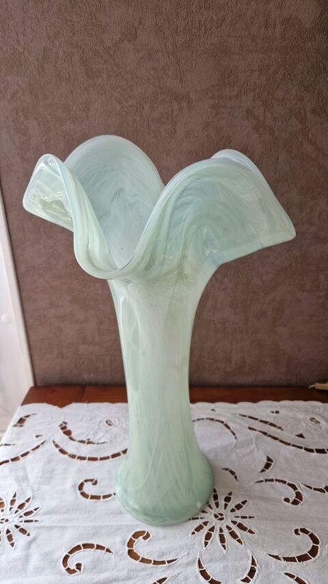 Grand vase vintage peint � la main 30 Saint-Martin-le-Beau (37)