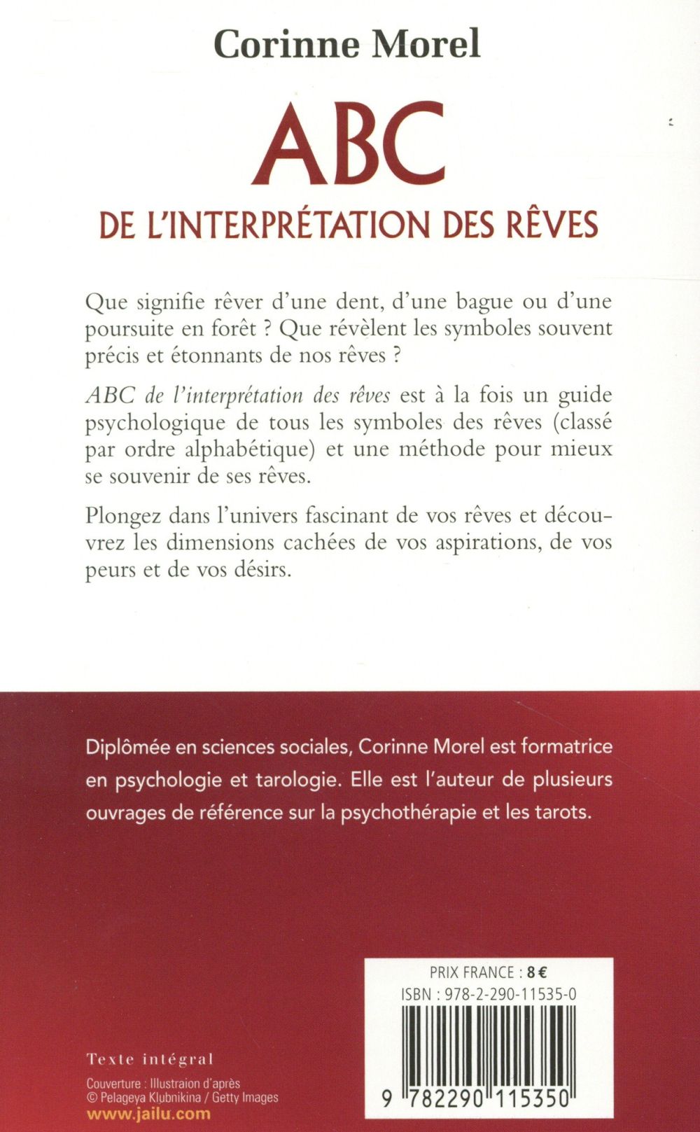 ABC de l'interpr&eacute;tation des r&ecirc;ves MMOREL corinne Livres et BD