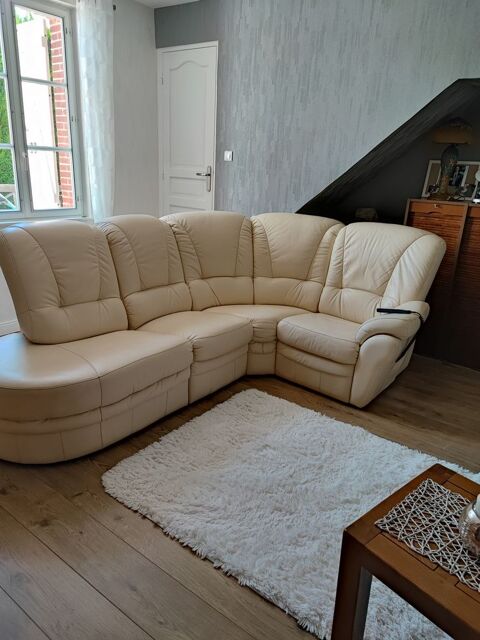 CANAPE TOUT CUIR ANGLE 450 Nonancourt (27)