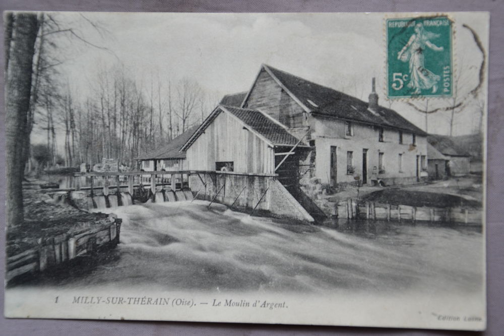 Carte postale ancienne MILLY SUR THERAIN 