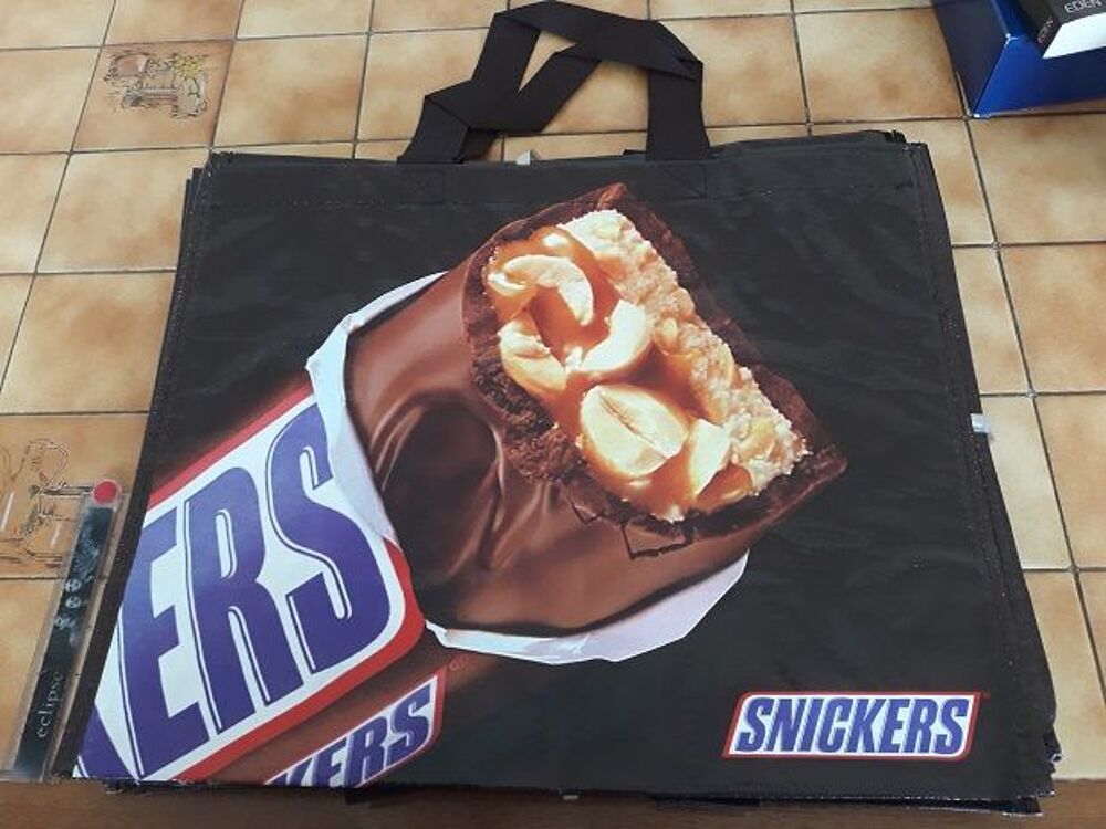 Sac Shopping Snikers Marques pub chocolat Vintage collection 