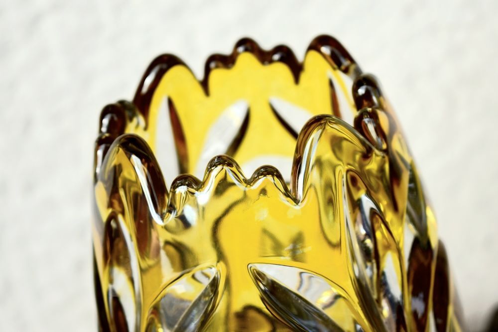 Vase cristal 1950 pi&egrave;ce rare 