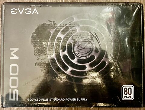 Alimentation PSU EVGA 500 W1 - 80+ White - 500W - ATX - NEUF Vincennes (94)