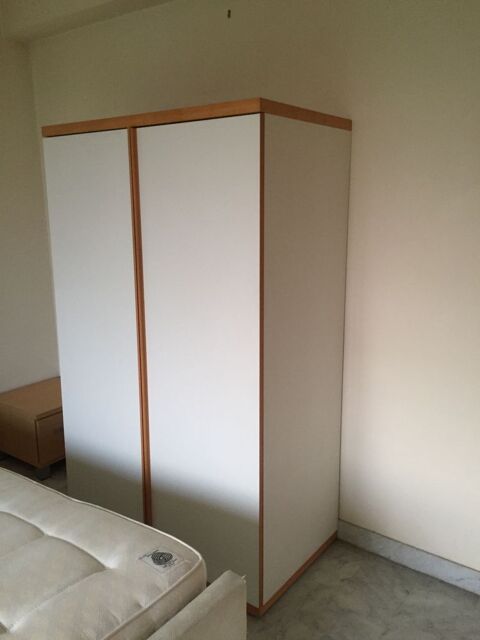 armoire contemporaine stratifi blanc/pin 70 Saint-Laurent-du-Var (06)