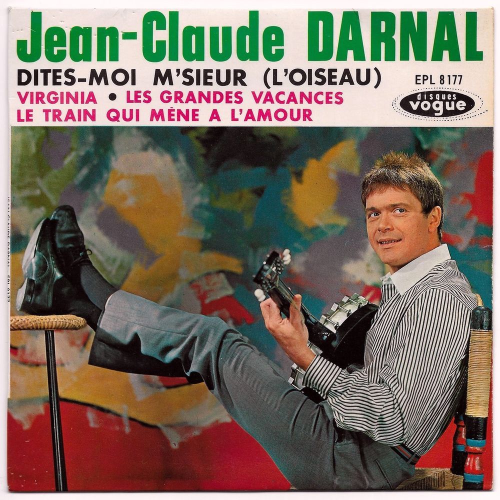 JEAN-CLAUDE DARNAL -45t EP-DITES-MOI M'SIEUR (L'OISEAU)-1963 CD et vinyles
