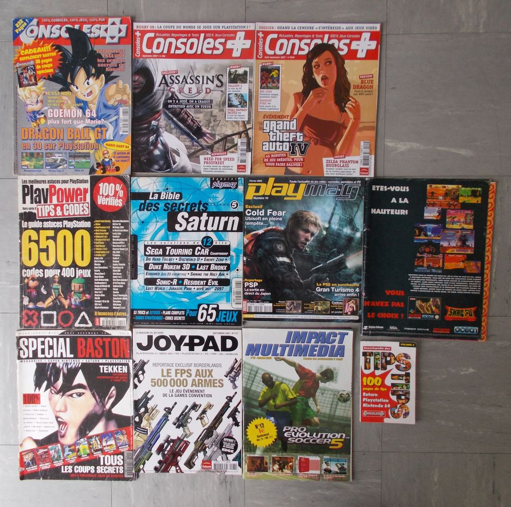 Magazines jeux video Livres et BD