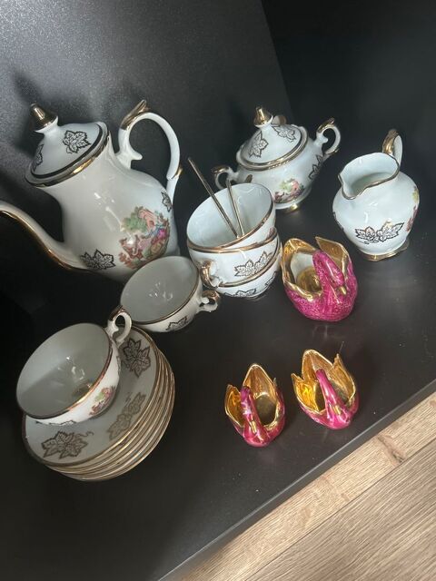 Service à thé ancien porcelaine Vercor  ? Complet 60 Venette (60)