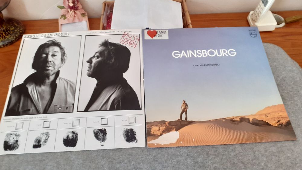 lot de 63 disques vinyl CD et vinyles