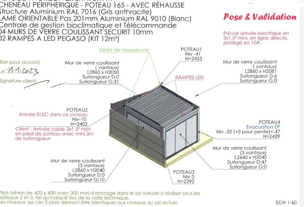 Spa Clairazur Infinity H670 ? 6 places ? Pergola possible Jardin