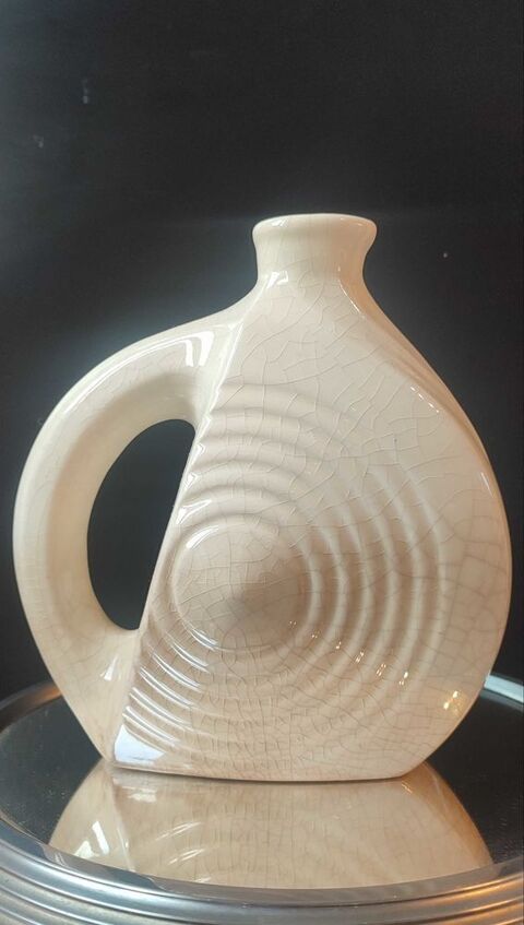 Pichet , vase vintage c�ramique craquel�e 45 Clermont (60)