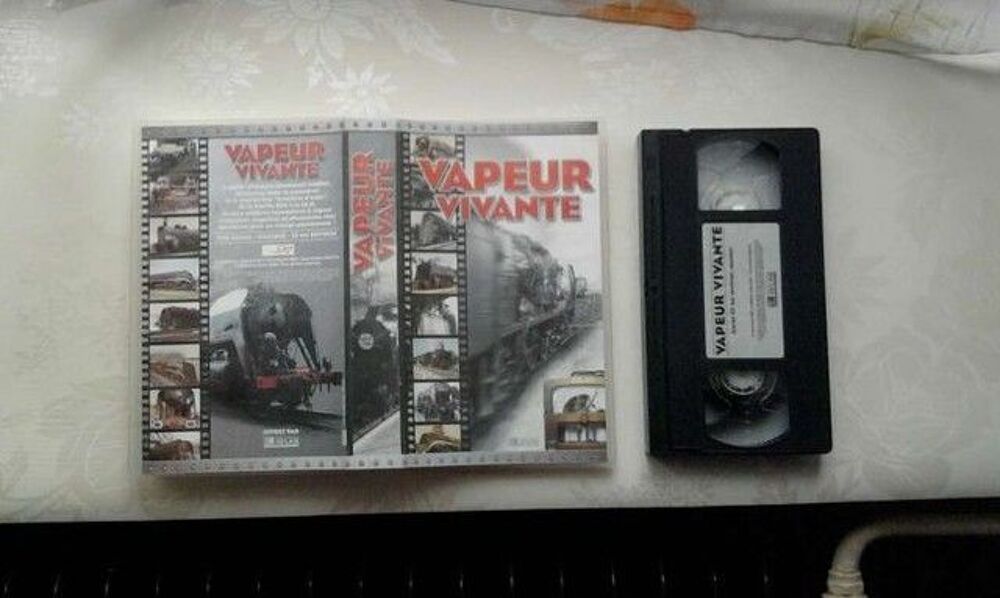 Cassette VHS &eacute;dition atlas : documentaire locomotive &agrave; vapeu DVD et blu-ray