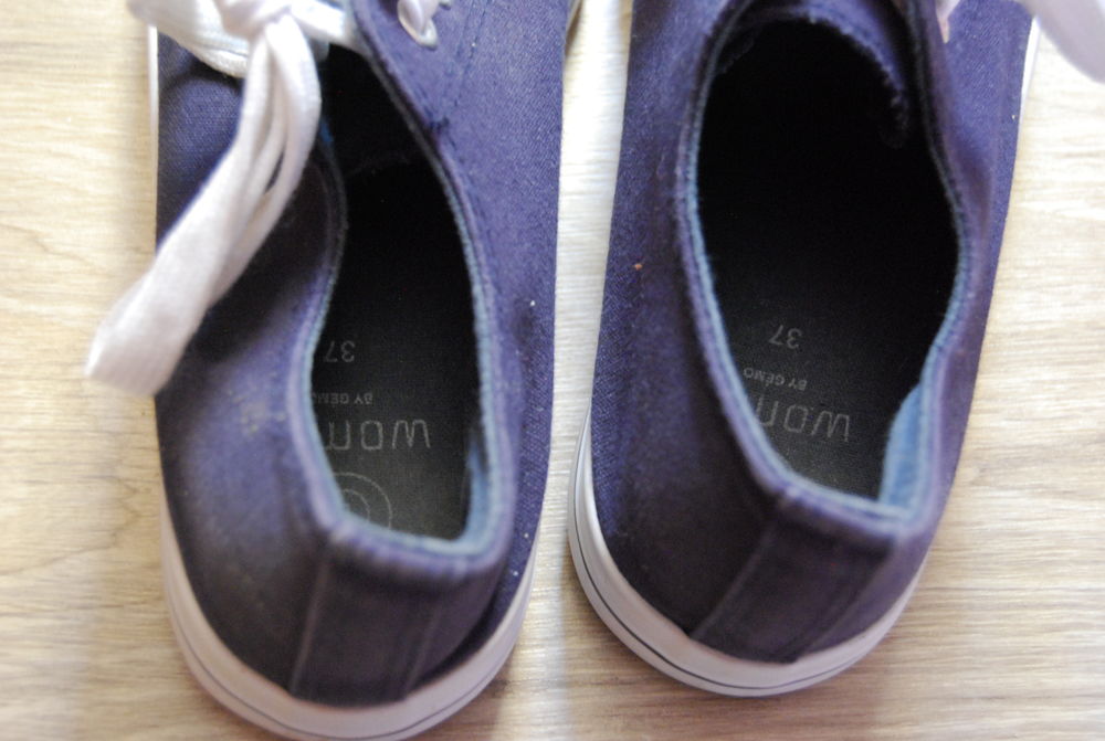 Baskets 37 Femme sneakers Chaussure l&eacute;g&egrave;re G&eacute;mo bleu marine Chaussures
