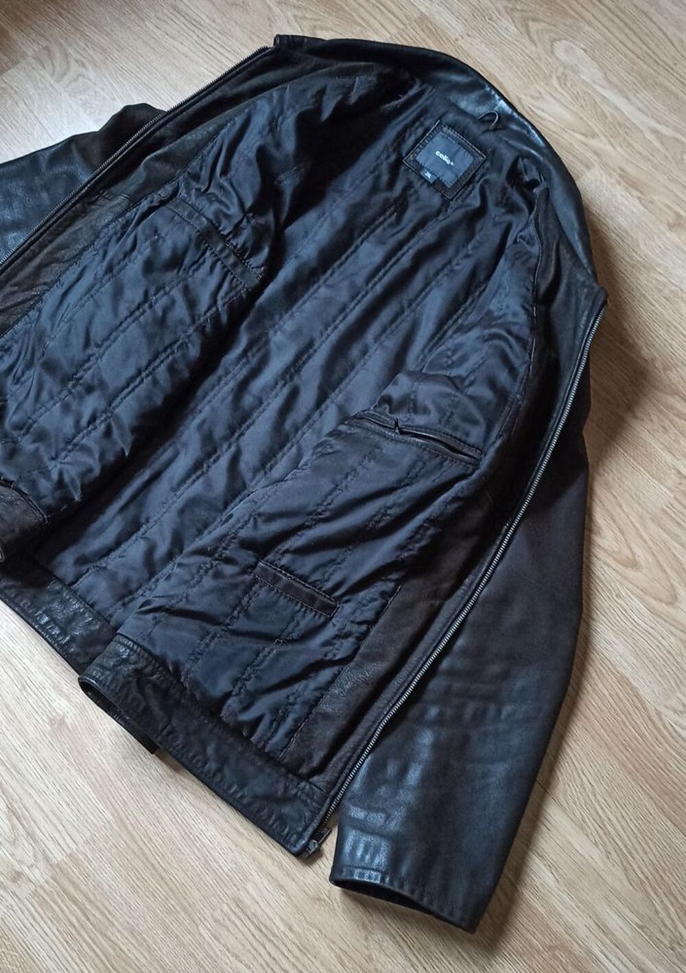 blouson cuir buffle de marque CELIO TAILLE 2 XL Vêtements
